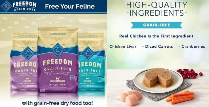 Blue Buffalo Freedom Grain Free Mature Wet Cat Food