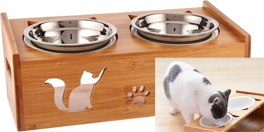 Elevated Dog Cat Bowls