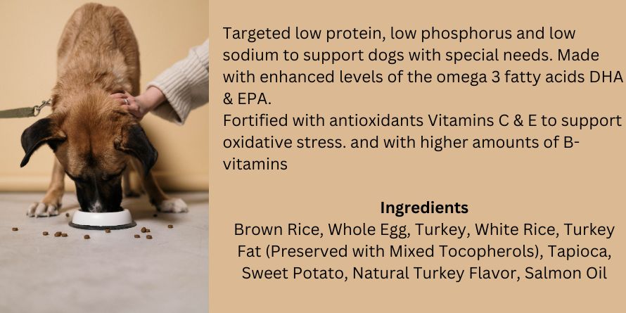 low protein dog food for specific dog