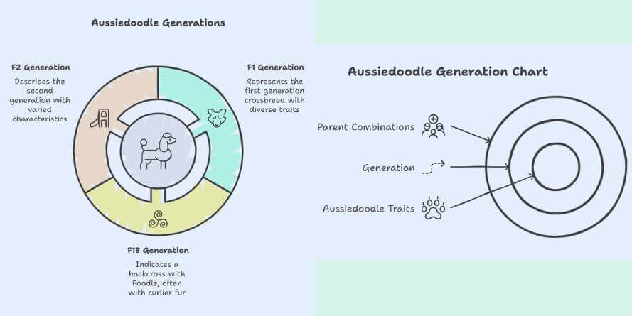 Aussiedoodle Generation Chart