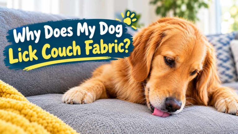 Why Does My Dog Lick Couch Fabric