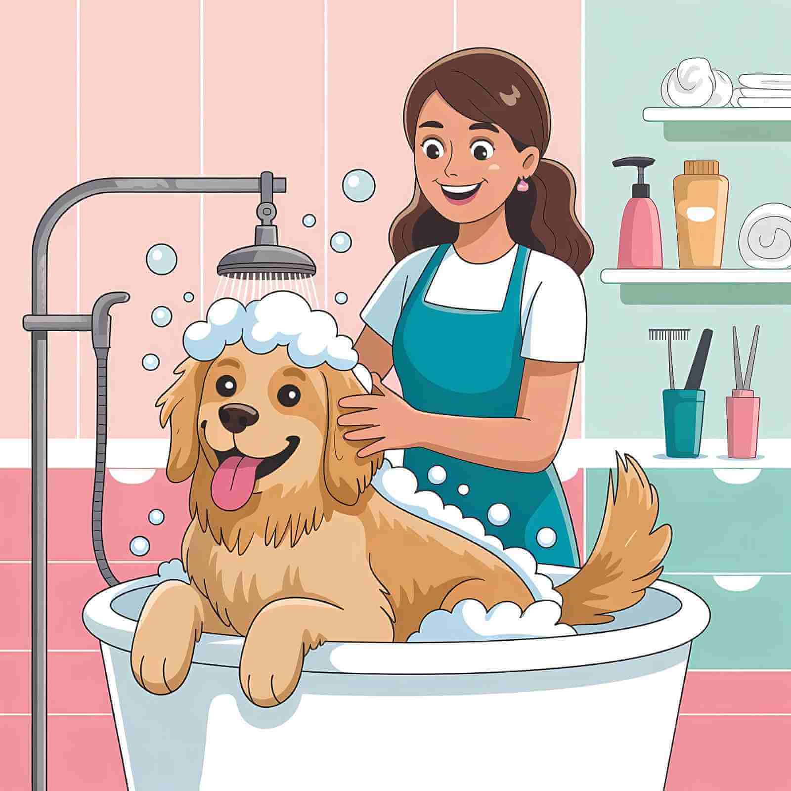 what are the 7 steps of grooming a dog